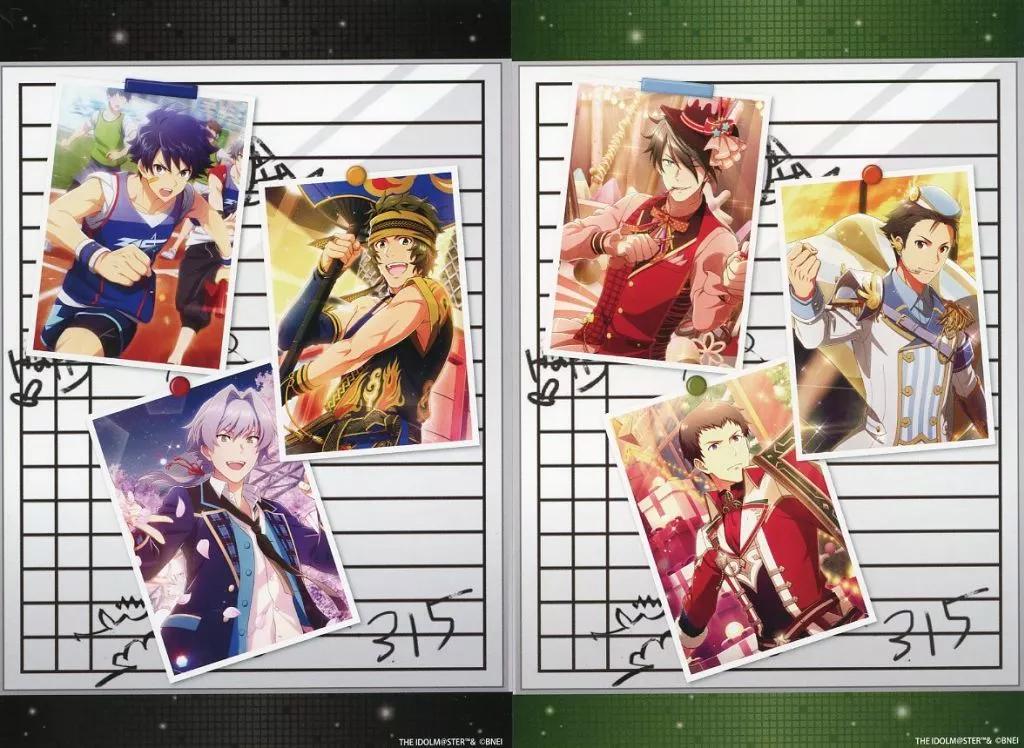 FRAME＆THE 虎牙道 マイデスク風ポストカードセット(2枚セット) 「コトブキヤくじ アイドルマスター SideM Event Collection2」 10連セット購入特典