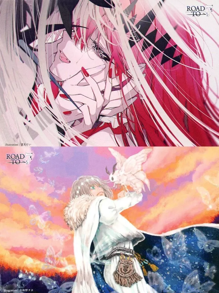 プリテンダー/オベロン&アーチャー/バーヴァンシー メモリアルイラストポストカードセット 「Fate/Grand Order Road to 7」 Twitterキャンペーン当選品