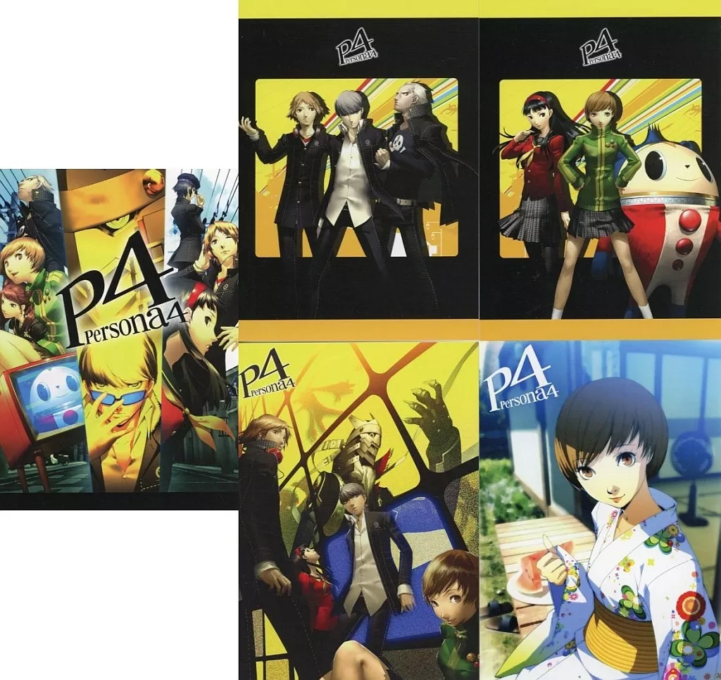 PS2 ペルソナ4 予約特典　ポストカードセット P4 ペルソナ4 オリジナル ポストカード セット - メルカリ