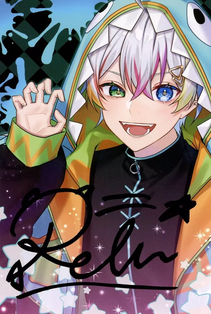 ポストカード　Relu(すたぽら) 直筆サイン入りポストカード 「2022-2023 Winter Tour 『Star Ride Monster』」 来場特典