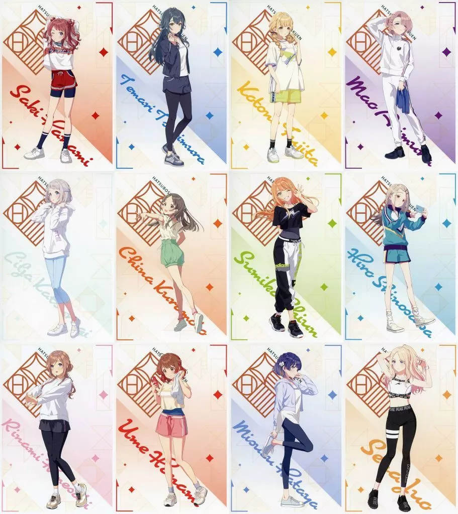 全12種セット ポストカード 「学園アイドルマスター POP UP SHOP in 池袋スキマストア by eeo」 対象商品購入特典