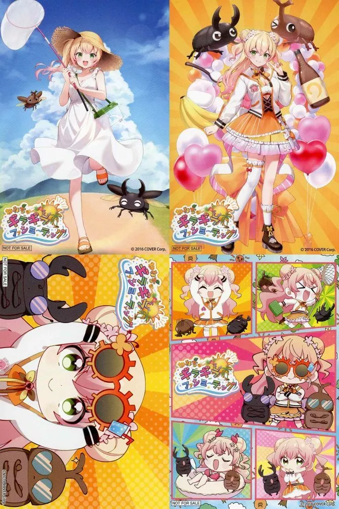 駿河屋 -<中古>全4種セット ポストカード 「バーチャルYouTuber