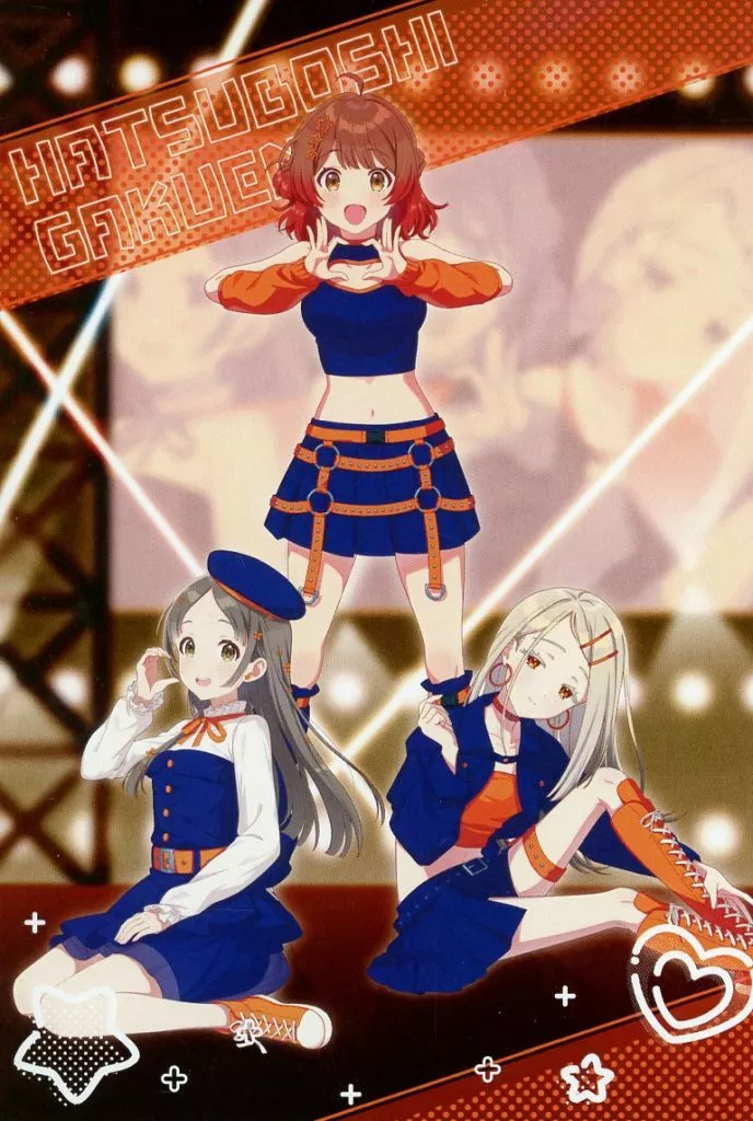 倉本千奈＆篠澤広＆花海佑芽(シミラールック衣装ver.) ポストカード 「学園アイドルマスター グッズフェア in ゲーマーズ」 対象商品購入特典