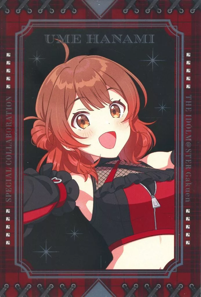 花海佑芽 箔押しポストカード 「学園アイドルマスター×カラオケの鉄人」 初星学園セット注文特典