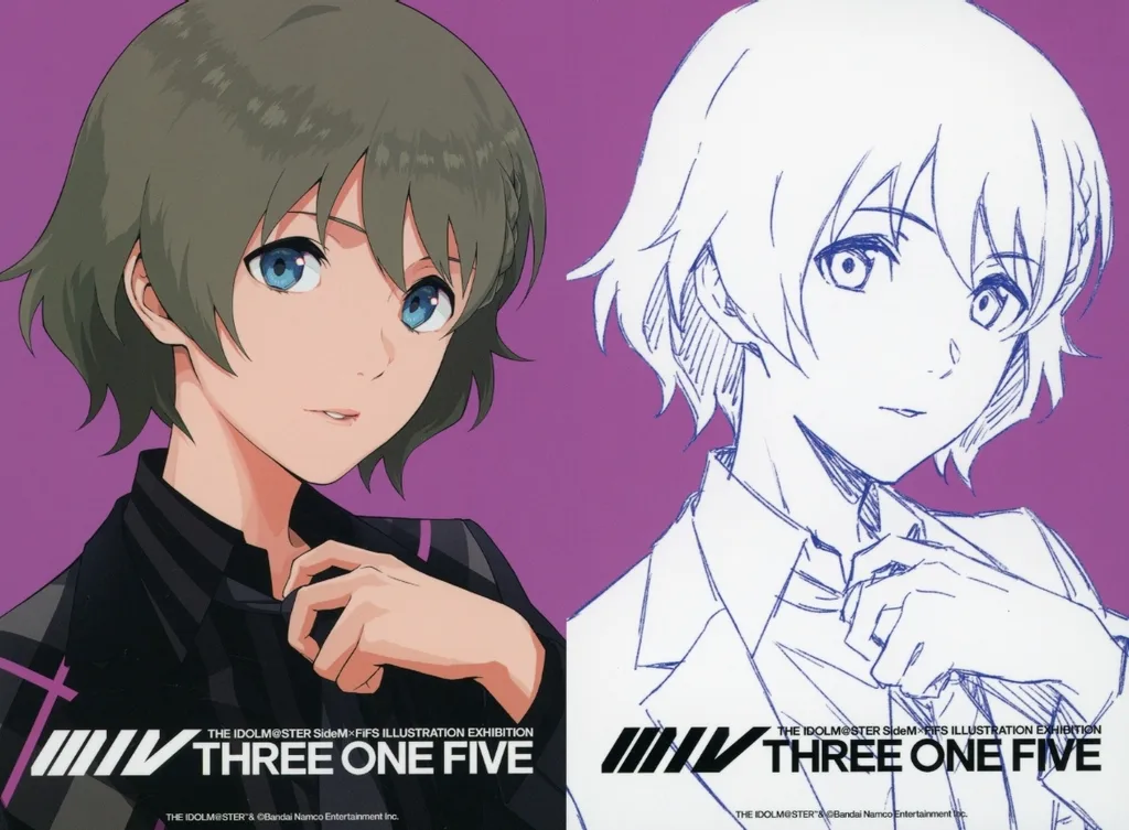 卯月巻緒 ポストカードセット/完成＆ラフ 「アイドルマスター SideM×FiFS イラスト展 スリー・ワン・ファイヴ VOL.5」