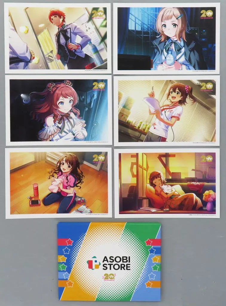 集合 アイマス20周年ティザービジュアルポストカード6枚セット 「アイドルマスターシリーズ」 アソビストアプレミアム7周年記念限定 会員継続記念プレゼント品