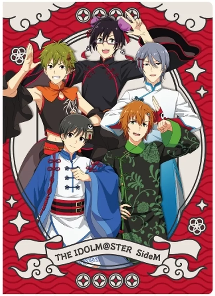 01.集合デザイン(描き下ろしイラスト) プレミアムポストカードホルダー 「アイドルマスター SideM」