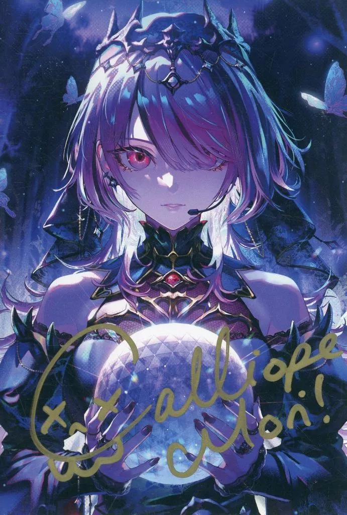 森カリオペ ポストカード 数量限定ver. 「バーチャルYouTuber ホロライブEnglish 森カリオペ 誕生日記念2025」 フルセット数量限定ver.購入特典