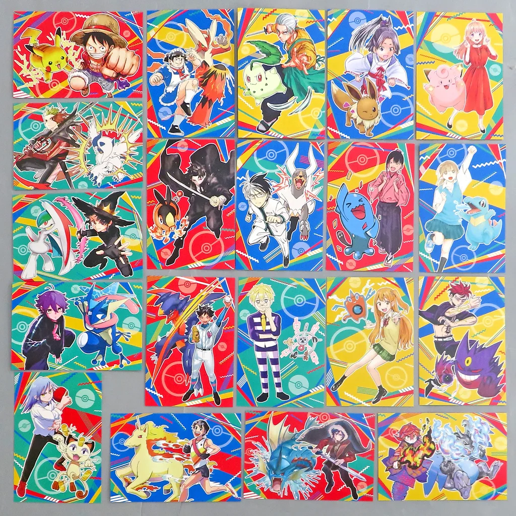 週刊少年ジャンプ✕Pokémonポケモンコラボポストカード未開封20枚セット 駿河屋 -<中古>集合 ポストカード20枚セット 「週刊少年ジャンプ