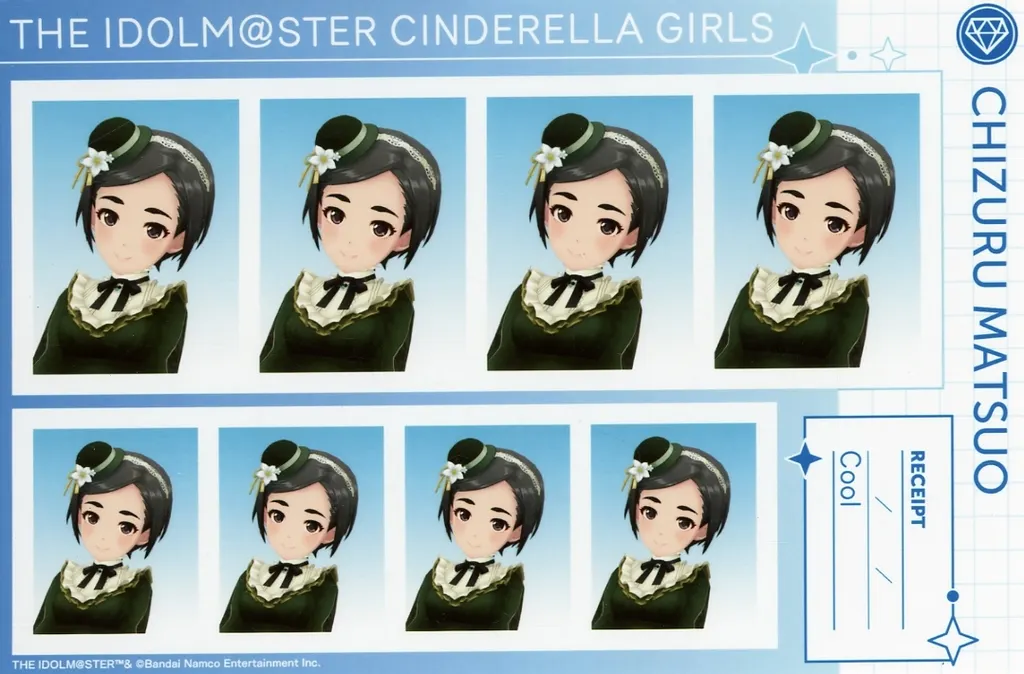 松尾千鶴 「THE IDOLM＠STER CINDERELLA GIRLS STARLIGHT STAGE WITH ～キミと歩んだ輝きの軌跡～ 証明写真館コレクション/Cool・B」
