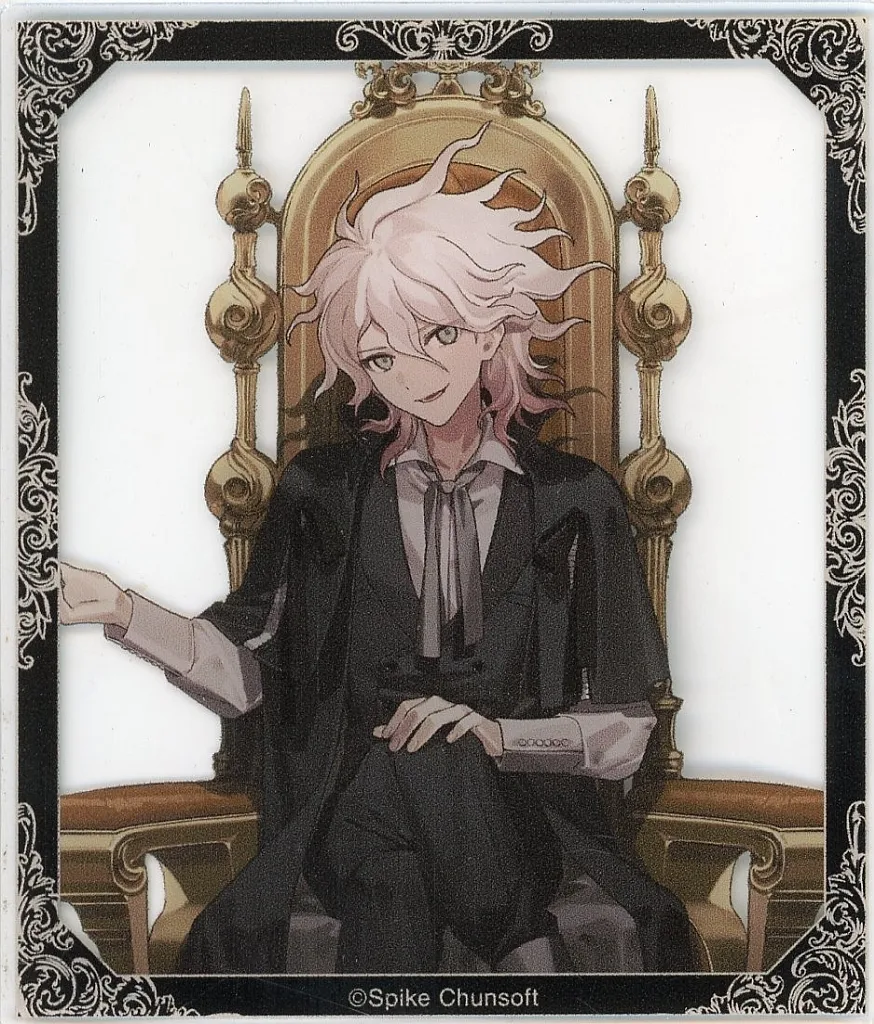 狛枝凪斗 「ダンガンロンパシリーズ×およ アニメイトフェア およさんイラスト 玉座ver. トレーディングアクリルカード」_image