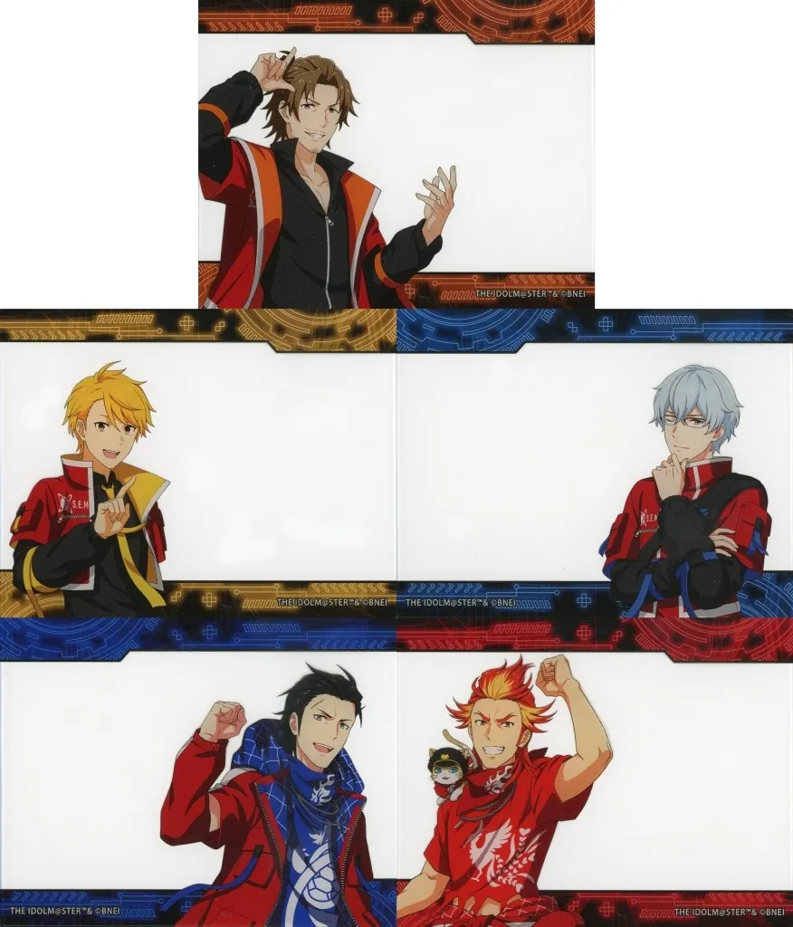 全5種セット 「アイドルマスター SideM×ビッグエコー アクリルカード 描き下ろしイラスト」