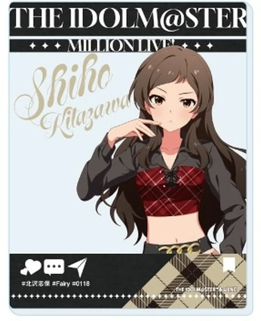 北沢志保(名前あり) 「アイドルマスター ミリオンライブ! Sparkle Girl Crush! POP UP SHOP アクリルカード(ガールクラッシュ) 描き下ろしイラストver.」