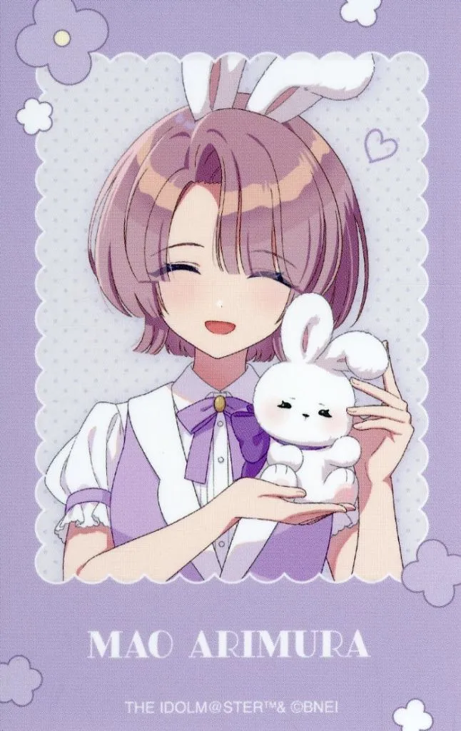 有村麻央(胸上) 「学園アイドルマスター×GiGO POP UP STORE トレーディングミニフォトカード Lady Rabbit」