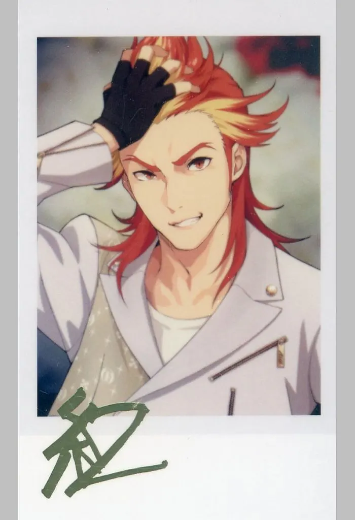 紅井朱雀(サイン入りレアver.) 「アイドルマスター SideM×FiFS イラスト展 スリー・ワン・ファイヴ VOL.5 トレーディングインスタントフォト風カード -等身 White C-」