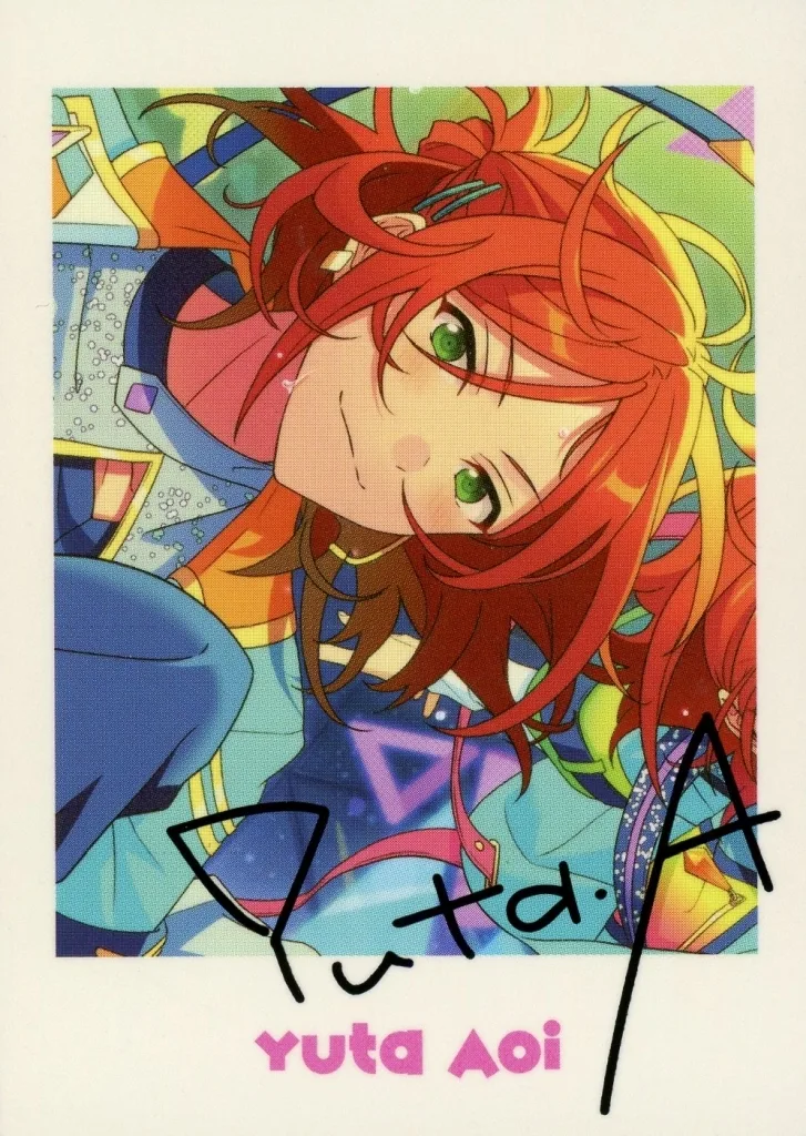 葵ゆうた　あんスタ　感謝祭　10周年　特典　ぱしゃっつ　　ユニットビジュアル あんスタ 10周年 展示会 2wink 葵ひなた 葵ゆうた ぱしゃっつ 特典