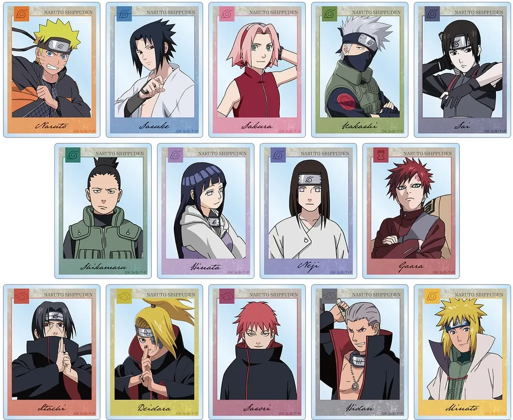 キャラカード 全14種セット 「NARUTO-ナルト- 疾風伝 トレーディングアクリルフォト」