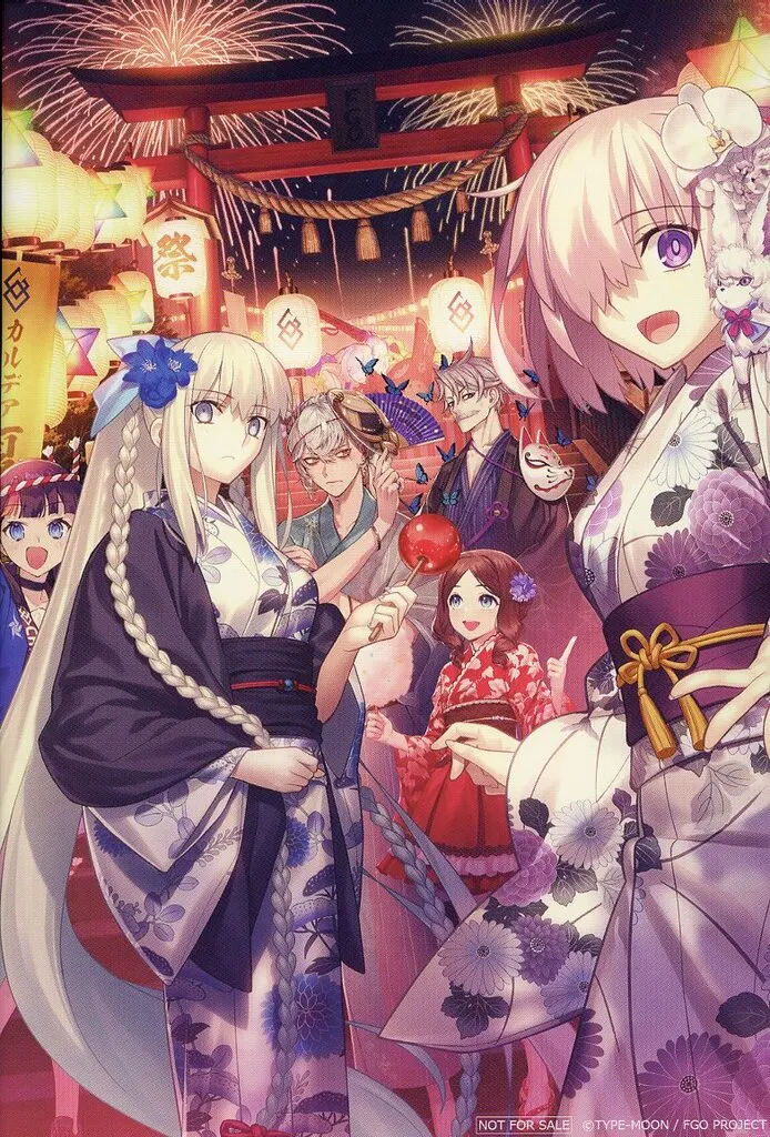Fate/Grand Order Fes. 2023 夏祭り 8th Anniversary 周年ビジュアルイラストカード 「Fate/Grand Order Fes. 2025 ~10th Anniversary~」 事後通販限定 対象商品購入特典