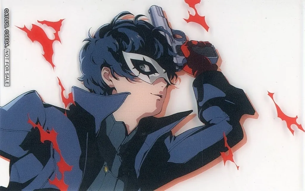 主人公(P5) ペルソナ30周年記念オリジナルクリアカード 「『ペルソナ』シリーズ30周年 × 横浜・八景島シーパラダイス」 グッズ購入特典