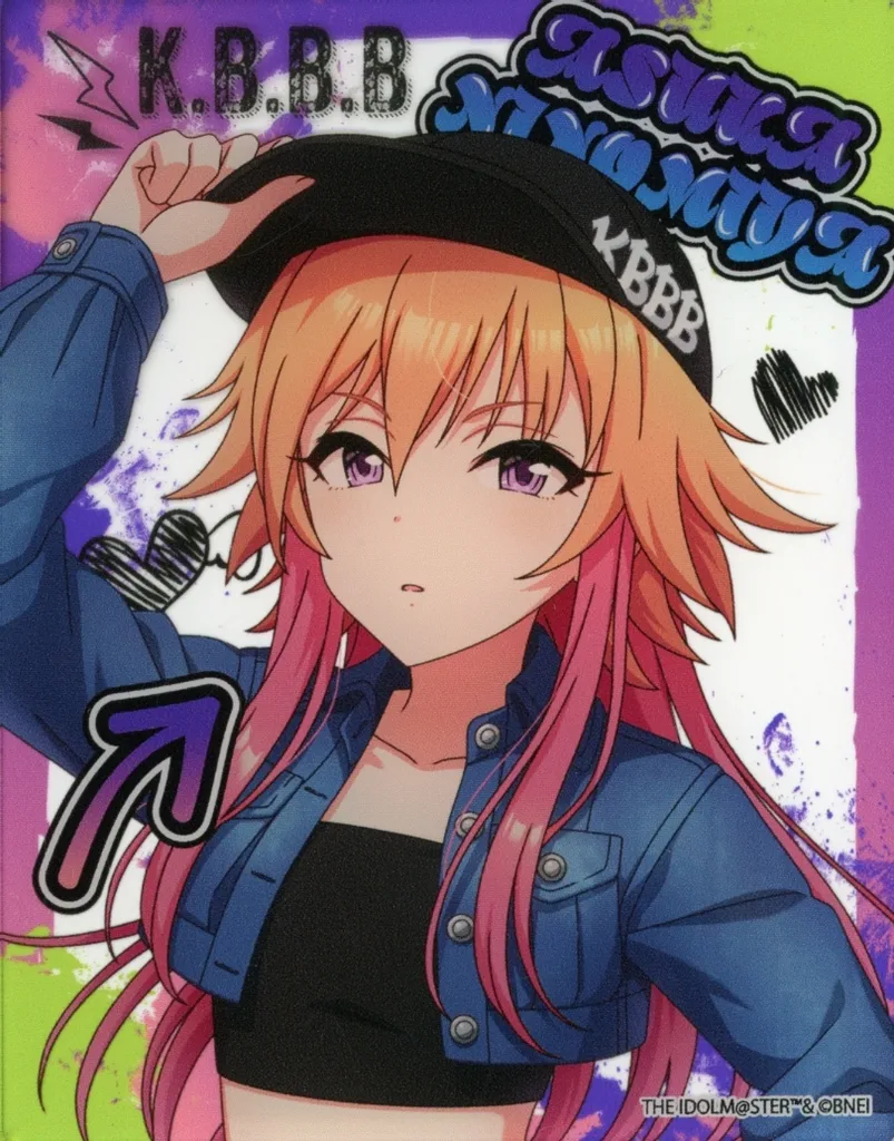 二宮飛鳥(縦型) 「アイドルマスター シンデレラガールズ in eeo Store 池袋本店 アクリルカード 09デニム風衣装ver.(描き下ろしイラスト)」