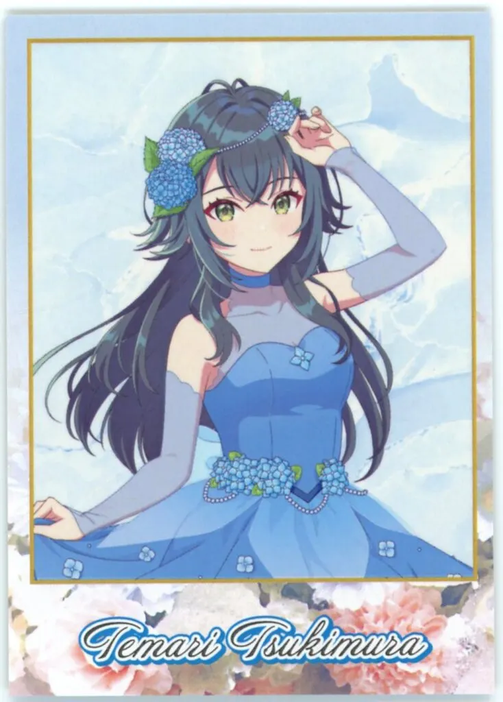 月村手毬(ノーマル) 「学園アイドルマスター×HANA・BIYORI インスタントフォト風ブロマイド floral dress ver. A」
