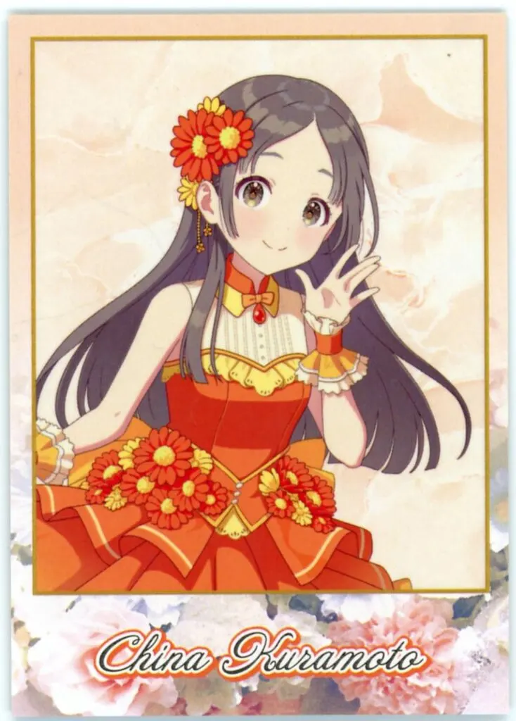 倉本千奈(ノーマル) 「学園アイドルマスター×HANA・BIYORI インスタントフォト風ブロマイド floral dress ver. B」