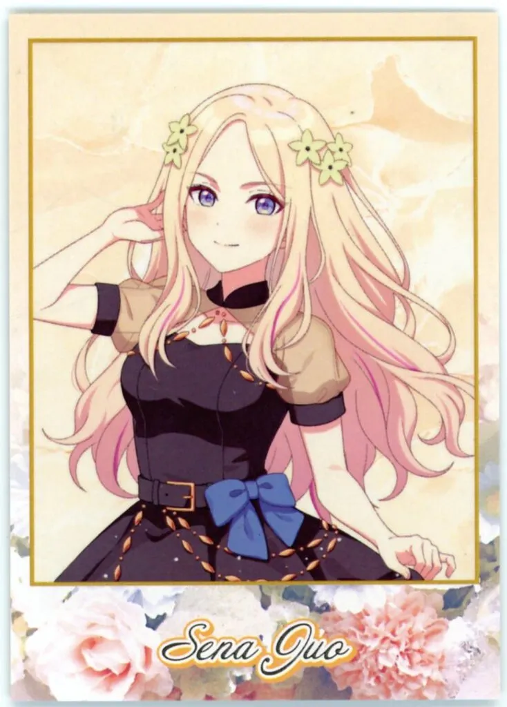 十王星南(ノーマル) 「学園アイドルマスター×HANA・BIYORI インスタントフォト風ブロマイド floral dress ver. B」