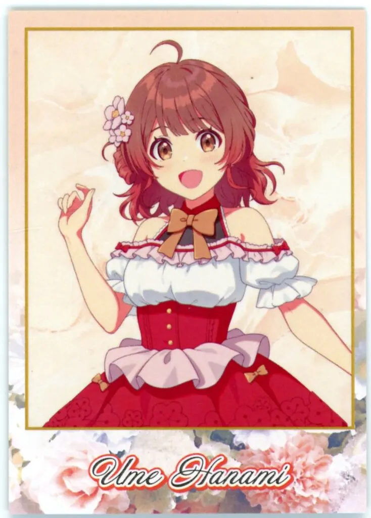 花海佑芽(ノーマル) 「学園アイドルマスター×HANA・BIYORI インスタントフォト風ブロマイド floral dress ver. B」