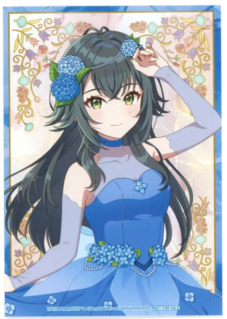月村手毬 ブロマイド floral dress ver. 「学園アイドルマスター×HANA・BIYORI」 対象商品購入特典