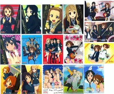 けいおん！ ジャンボカードダスEX 16枚 駿河屋 -<中古>全16種セット 「ジャンボカードダスEX けいおん! K-ON