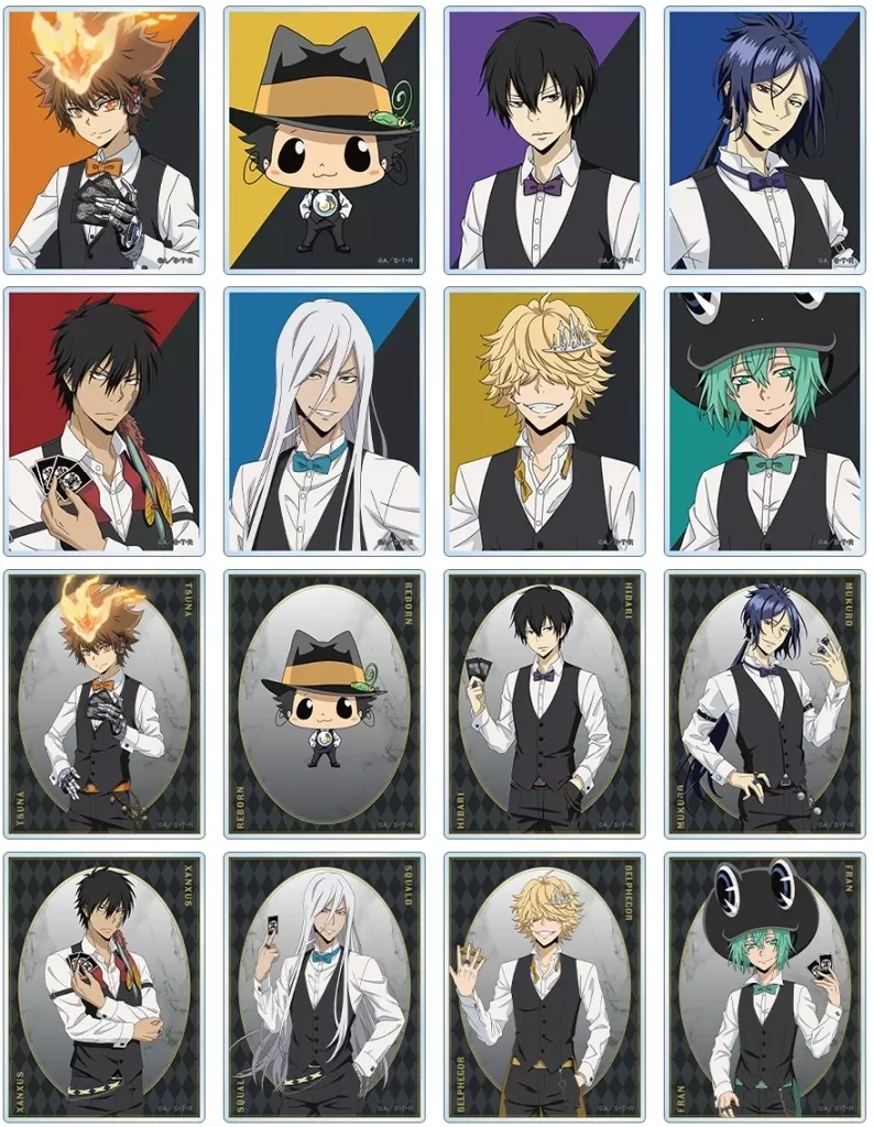 キャラカード　【ボックス】家庭教師ヒットマンREBORN! 描き下ろし カジノver. トレーディングアクリルカード