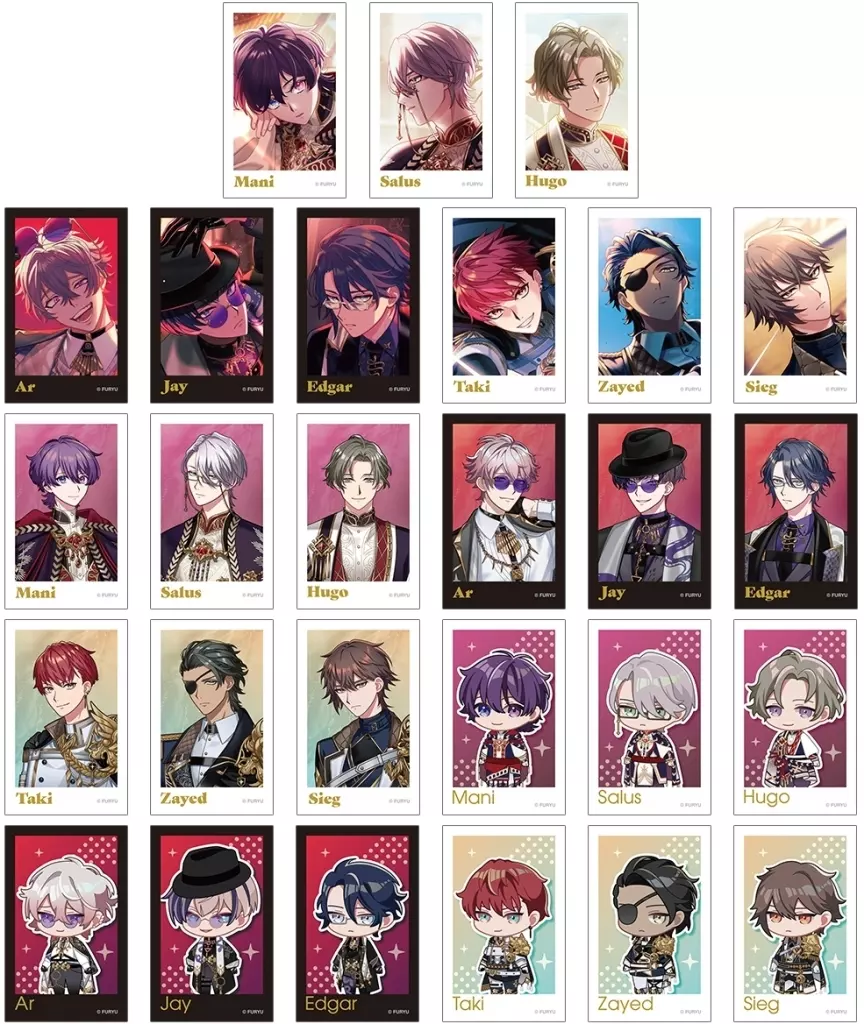 キャラカード　【ボックス】廻らぬ星のステラリウム トレーディングインスタントカメラ風イラストカード vol.2 ver.B
