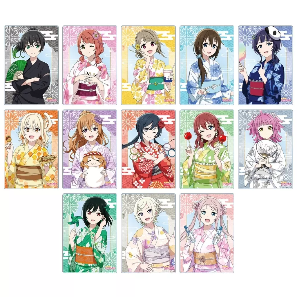 【ボックス】ラブライブ!虹ヶ咲学園スクールアイドル同好会 描き下ろし 縁日ver. トレーディングアクリルカード