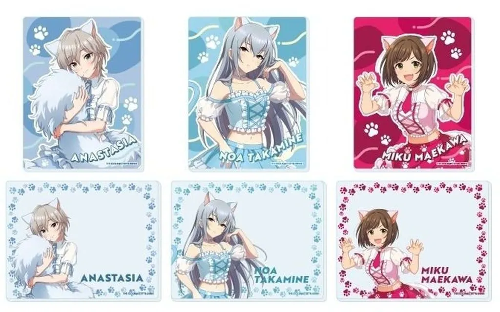 【ボックス】アクリルカード アイドルマスター シンデレラガールズ 07 猫ver. 描き下ろしイラスト