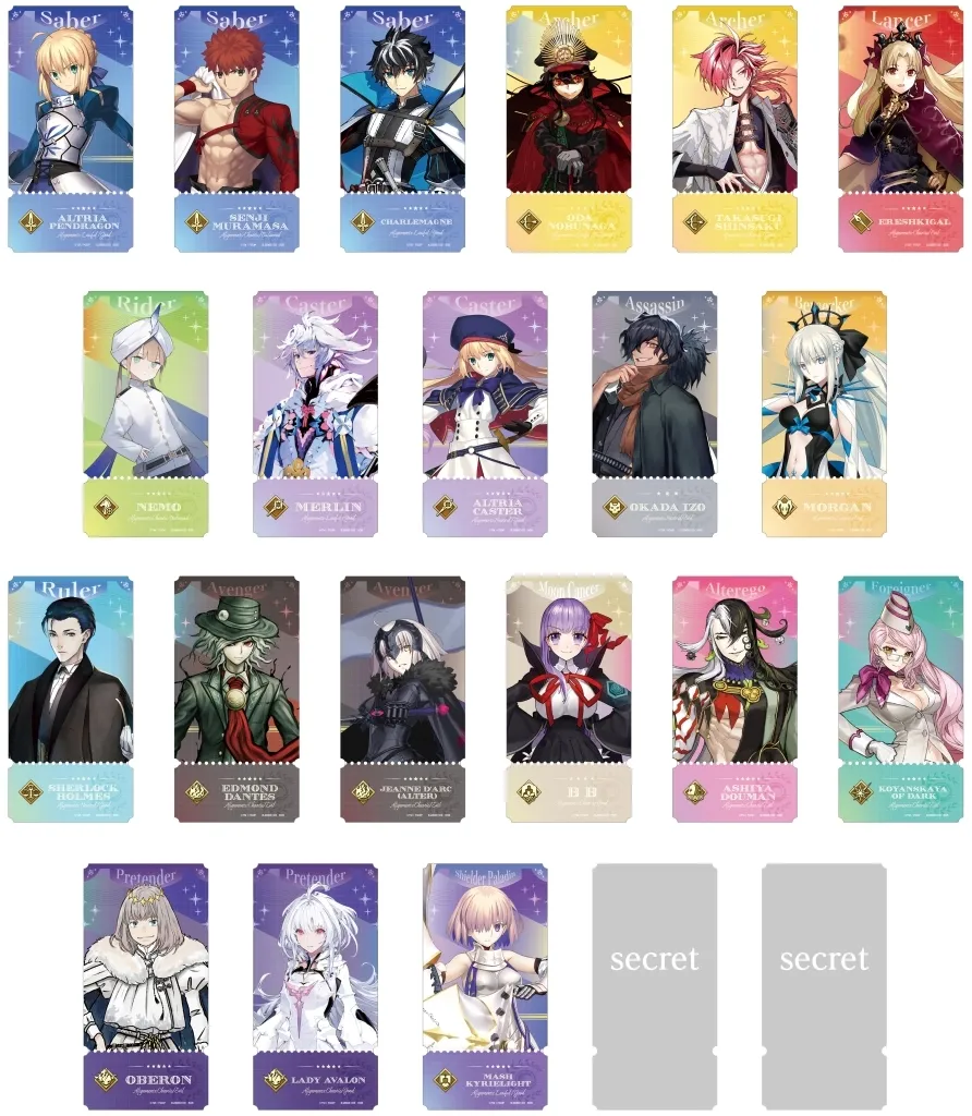 fgo チケットライクコレクション　チケコレ　セット　高杉晋作 fgo チケットライクコレクション チケコレ セット 高杉晋作 fgo
