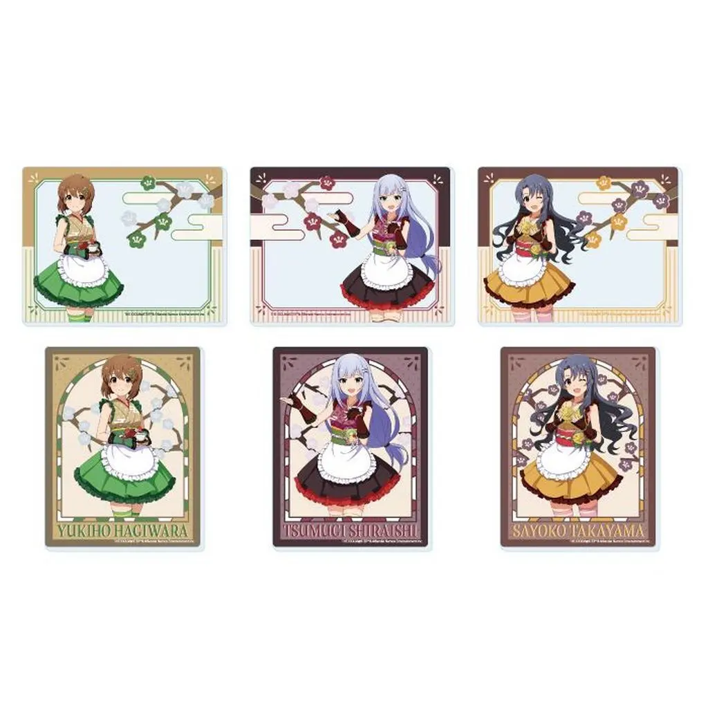 【ボックス】アイドルマスター ミリオンライブ! アクリルカード 15.和風喫茶ver. 描き下ろしイラスト