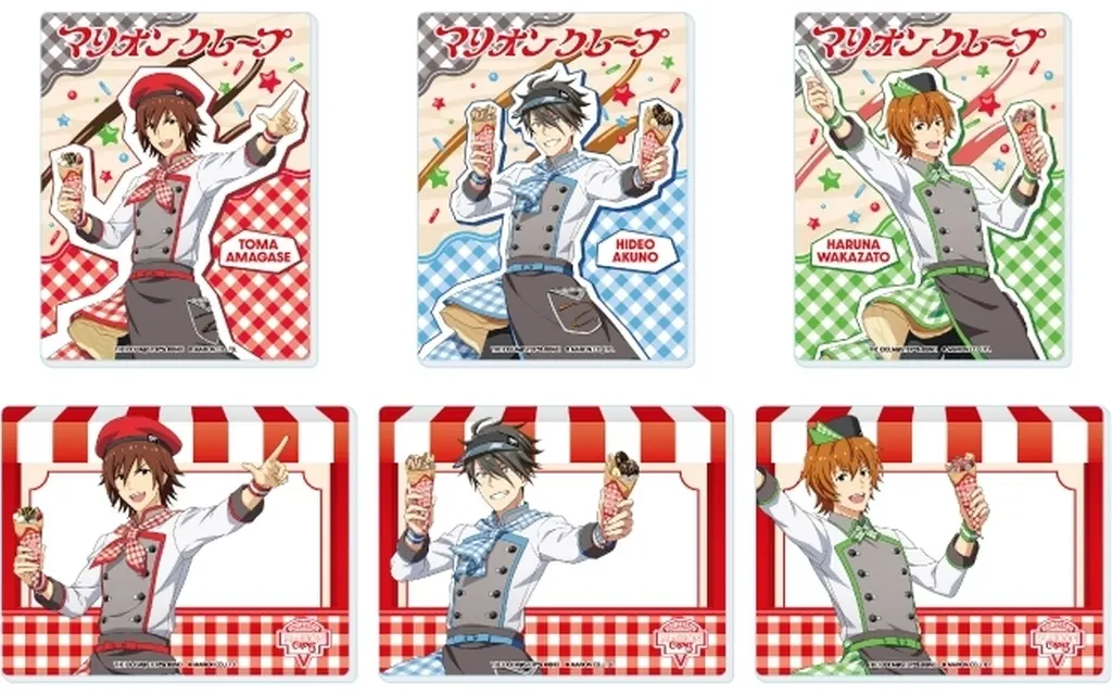 【ボックス】アクリルカード アイドルマスター SideM 22.クレープ屋ver. 描き下ろしイラスト