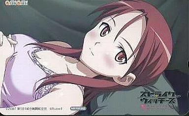 アニメ・漫画系テレホンカード　ミーナ・ディートリンデ・ヴィルケ「ストライクウィッチーズ　あなたとできること」 あみあみ特典