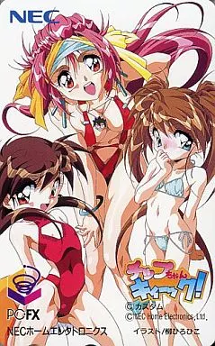 ゲーム・PC系テレホンカード　【単品】チップちゃん/計3名「チップちゃんキィーック!」 発売記念