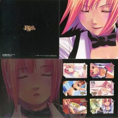 ゲーム・PC系テレホンカード　(6枚組) Rio「Super Black Jack [台紙付き]」 東京キャラクターショー2004