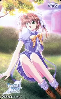 TWIN WAY 一瞬の時の中で　カード 駿河屋 -<中古>三村かすみ「Twin Way 一瞬の時の中で…」（テレホンカード）