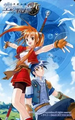 エステル・ヨシュア「英雄伝説 空の軌跡 FC」　カード　未使用非売品 メモリーブロック「英雄伝説 空の軌跡」01/ヨシュア&エステル(描き