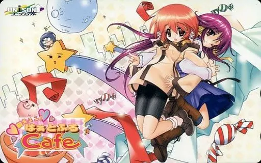 テレカ テレホンカード 胸キュン!はぁとふるCafe ユニゾンシフト PM003