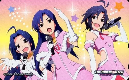 三浦あずさ/如月千早/菊地真「THE IDOLM＠STER」 電撃G’sマガジン2012年2月号 誌上通販品
