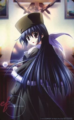 ゲーム・PC系テレホンカード　雨宮優子「PS2版 ef -a fairy tale of the two.」 メディオ!特典