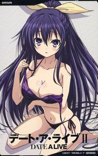 アニメ・漫画系テレホンカード　夜刀神十香「デート・ア・ライブII」 あみあみDVD第1巻購入特典 駿河屋 -<中古>夜刀神十香「デート・ア・ライブII」 あみあみDVD