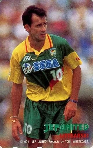 ウェア JEF UNITED 1994-96 #10 Pierre Littbarski JEF United Retro Jersey 1993/94 | Vintage SEGA Shirt Littbarski