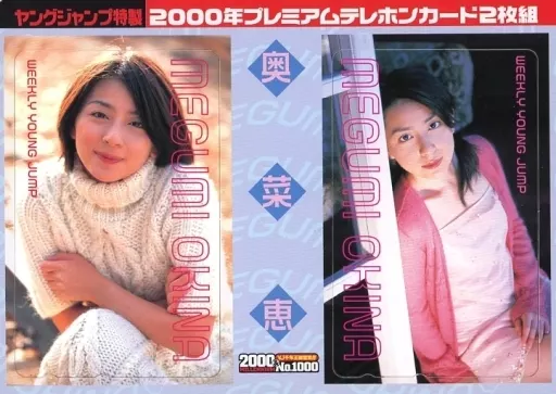 テレホンカード アイドル テレカ 奥菜恵 ヤングジャンプ A0014-0097