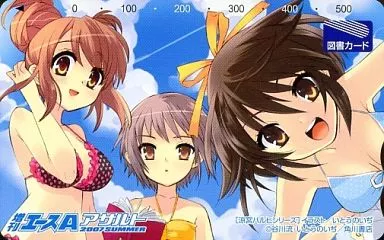 アニメ・漫画系金券　涼宮ハルヒ/長門有希「図書カード500円 涼宮ハルヒの憂鬱/ツガノガク」 みらくる☆ハルヒ キャンペーン 抽プレ 駿河屋 -<中古>涼宮ハルヒ/長門有希/朝比奈みくる「図書カード