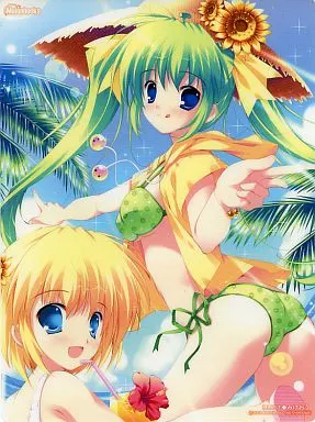 【めろんちゃん】特製万能マウスパッド めろんちゃん&れもんちゃん C74カタログ購入特典(みけおう)/メロンブックス